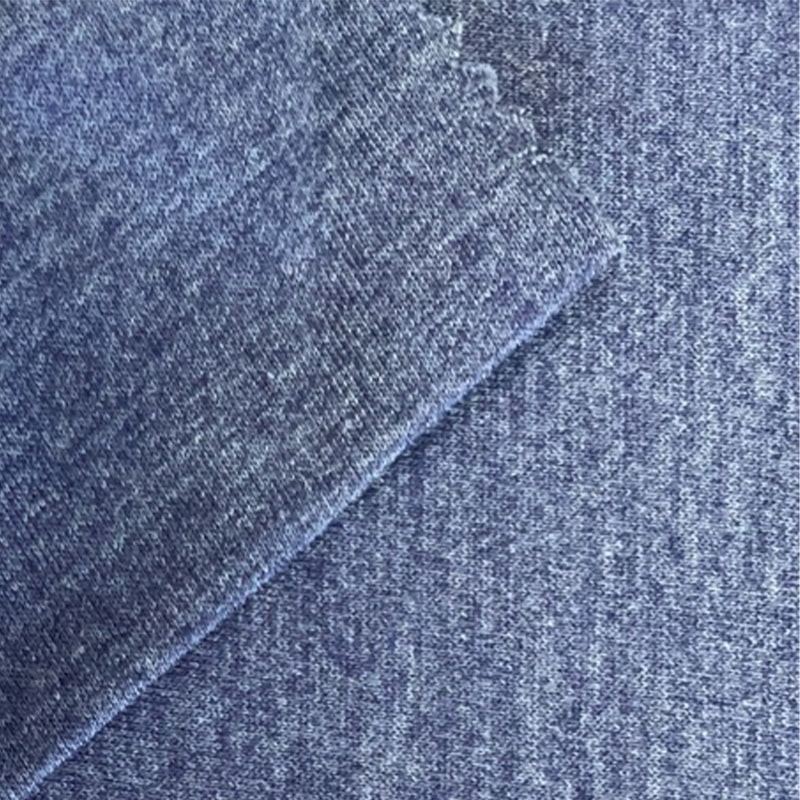50% Poly, 38% Bomuld, 12% Rayon Single jersey