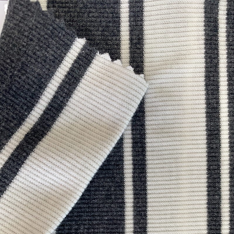 96% CVC 4% Spandex Rib blød, fugtabsorberende